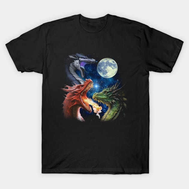 Fantasy Couture Roar into Style with Trendy Dragon T-Shirts T-Shirt by SofiaRibeiro